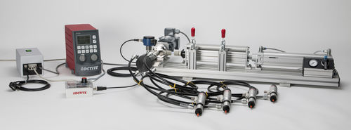 Sistema di dosaggio per prodotti ad alta viscosità - 300 ml Cartridge Pusher System 4 valves - Henkel LOCTITE - per liquidi a media viscosità / per colla / a cartuccia