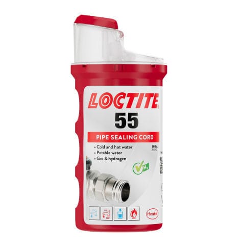 Mastice in corde - LOCTITE 55  - Henkel LOCTITE - in poliammide / per filettatura di tubi / per raccordo filettato