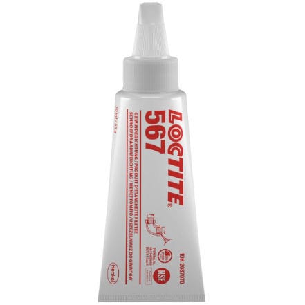 Mastice metacrilato - LOCTITE 567 - Henkel LOCTITE - per filettatura di tubi / di tenuta