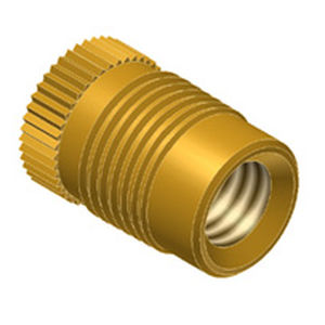 Inserto filettato - FIN-LOK® - PSM International - a pressione / in ottone / arrotondato