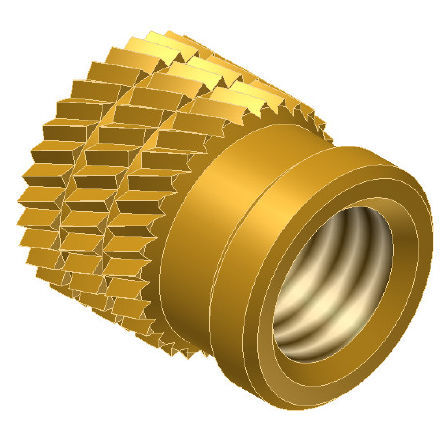 Inserto filettato - SPIRO® - PSM International - a pressione / in ottone / arrotondato