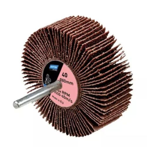 Ruota lamellare con gambo - BDX  - Norton Abrasives - rivestita di abrasivo / in tessuto non tessuto