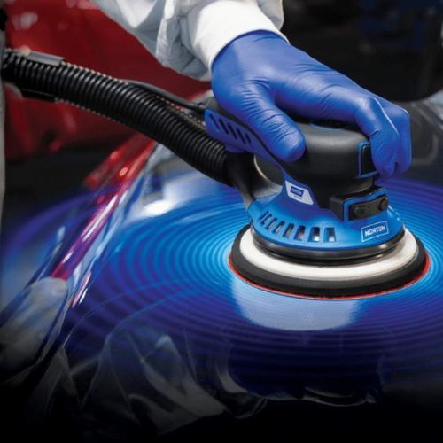 Levigatrice rotorbitale - DAS-e - Norton Abrasives - orbitale / portatile / elettrica