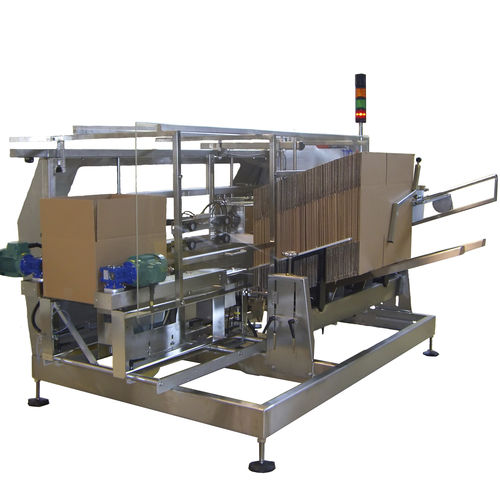 Formatrice di scatole automatica - CE-22 - LIAD Engineering Ltd. - a colla termofusibile / nastro adesivo / chiusura dal basso