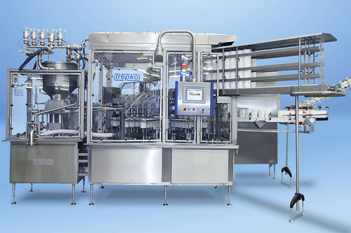 Riempitrice-opercolatrice per bicchieri - 200 Series - Trepko A/S - automatico / per liquidi / per prodotti pastosi