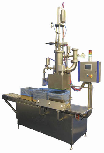 Riempitrice semiautomatica - PMG 10 - Trepko A/S - bag in box / per alimenti / per burro