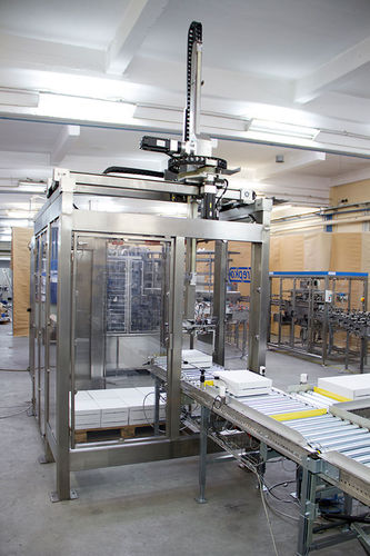 Pallettizzatore a strati - 740 series - Trepko A/S - robotizzato / a portale / di casse