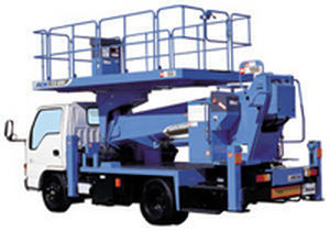 Piattaforma telescopica montata su camion - TZ12A - Aichi Corporation - idraulica / per uso esterno