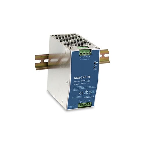 Alimentatore elettrico su guida DIN - NDR-240 series - Lantech Communications Europe GmbH - AC/DC / con protezione contro i sovraccarichi / con protezione contro cortocircuiti