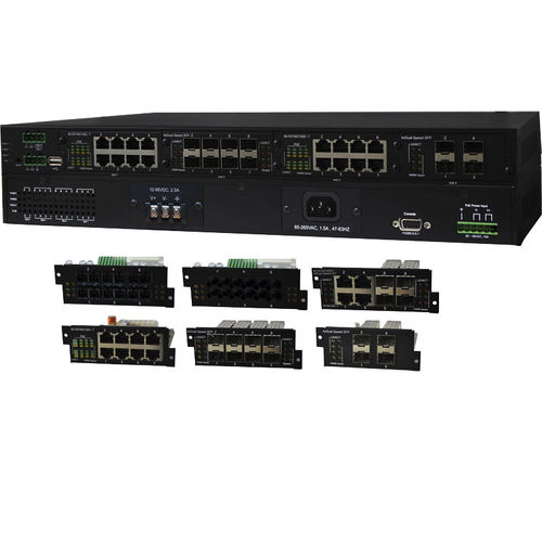 Switch Ethernet gestibile - I(P)GS-5400-2P-PT series - Lantech Communications Europe GmbH - 28 porte / gigabit / montato su rack
