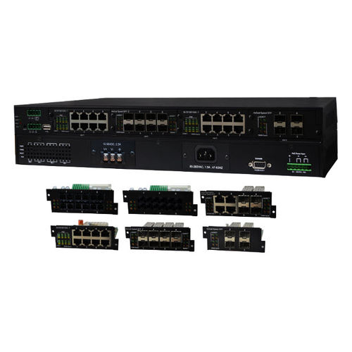 Switch Ethernet gestibile - IPGS-5400-2P series - Lantech Communications Europe GmbH - 28 porte / Ethernet gigabit / rack 19"