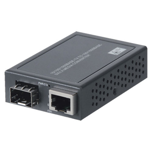 Convertitore di media - CM-021DSFP - Lantech Communications Europe GmbH - Ethernet gigabit / compatto / a pannello