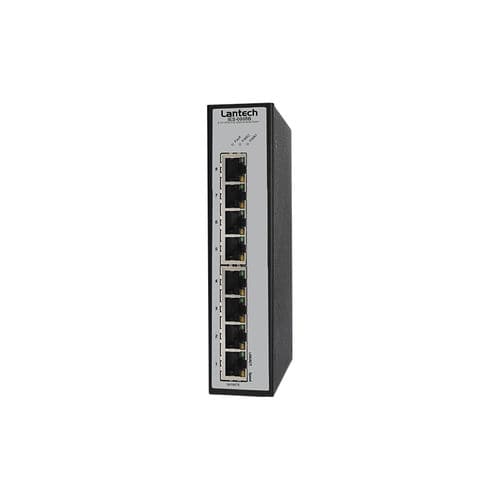 Switch Ethernet non gestibile - IES-0008B series - Lantech Communications Europe GmbH - 8 porte / 10/100BaseT(X) / con connessione wirelss