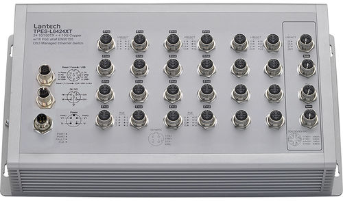 Switch Ethernet gestibile - TPES-L6424XT series - Lantech Communications Europe GmbH - 28 porte / 5G / a parete