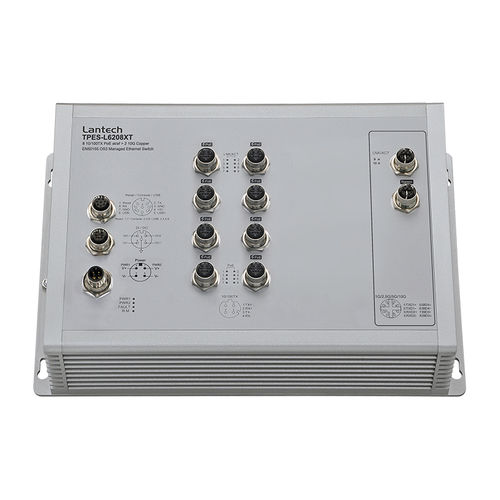 Switch Ethernet gestibile - TPES-L6208XT series - Lantech Communications Europe GmbH - 10 porte / 5G / a parete