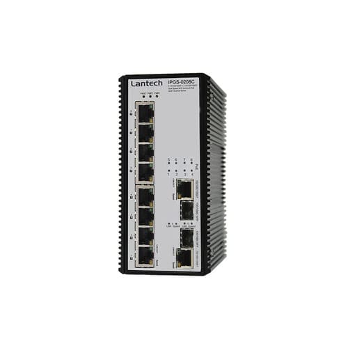 Switch Ethernet non gestibile - IPGS-0208C series - Lantech Communications Europe GmbH - 10 porte / gigabit / con connessione wirelss