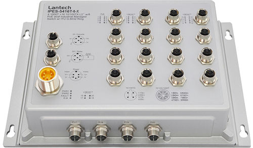 Switch Ethernet gestibile - IPES-5416T-8 series - Lantech Communications Europe GmbH - 20 porte / gigabit / a parete