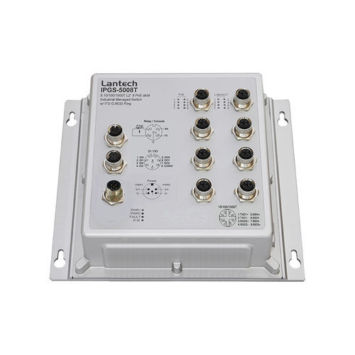 Switch Ethernet gestibile - I(P)GS-5008T series - Lantech Communications Europe GmbH - 8 porte / PoE / EN50155