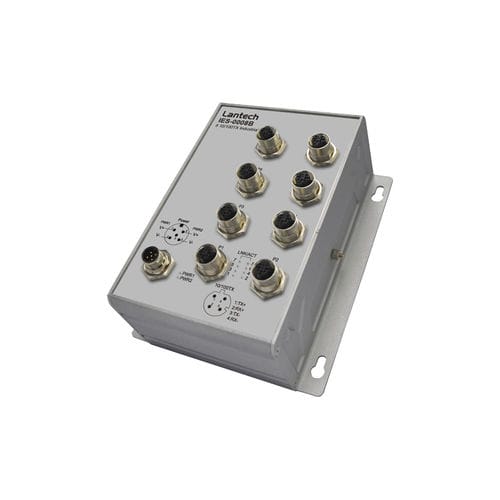 Switch Ethernet non gestibile - IES-0008B series - Lantech Communications Europe GmbH - 8 porte / a parete / ridondante