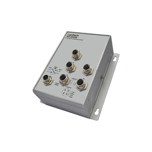 Switch Ethernet non gestibile - IES-0005B series - Lantech Communications Europe GmbH - 8 porte / con connessione wirelss / a parete