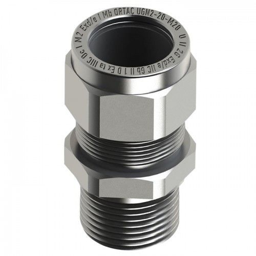 Pressacavo in ottone nichelato - UGXX series - ORTAC - in acciaio inossidabile / in ottone / antideflagrante