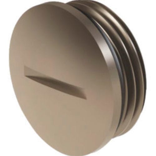 Tappo rotondo - BK series - ORTAC - filettato / in ottone nichelato / in nichel
