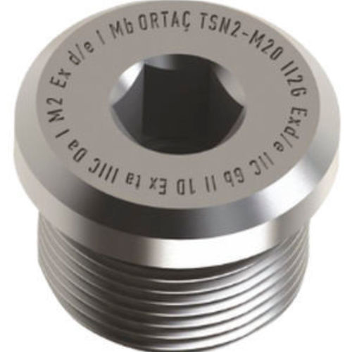 Tappo rotondo - TS Series - ORTAC - maschio / in NBR / in ottone nichelato