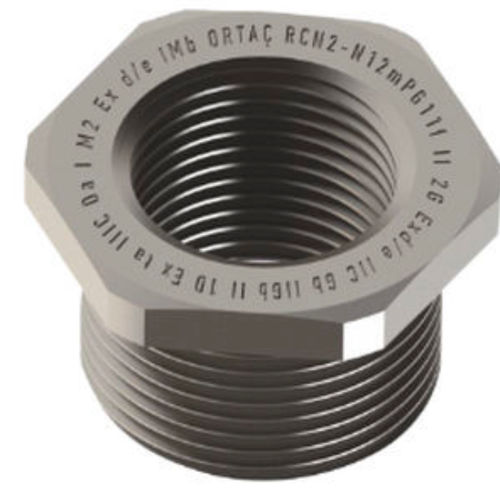 Adattatore in acciaio inossidabile - AP1 Type  - ORTAC - in ottone nichelato / antideflagrante