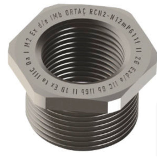 Riduttore di filettatura in ottone - RC series - ORTAC - in acciaio inossidabile / antideflagrante