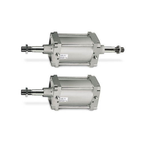 Cilindro pneumatico - 40 series - CAMOZZI AUTOMATION - a pistone magnetico / a tiranti / con asta attraversante