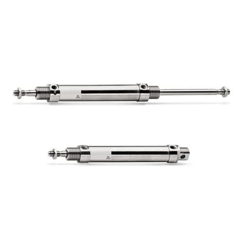 Cilindro mini - 94, 95 series - CAMOZZI AUTOMATION - pneumatico / con asta attraversante / a pistone magnetico