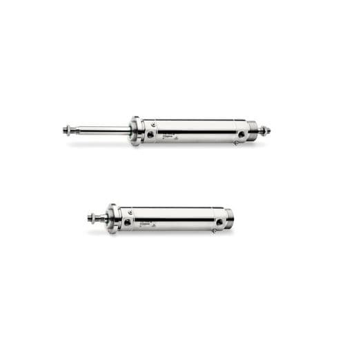 Cilindro pneumatico - 97 series - CAMOZZI AUTOMATION - con asta attraversante / a pistone magnetico / a doppio effetto