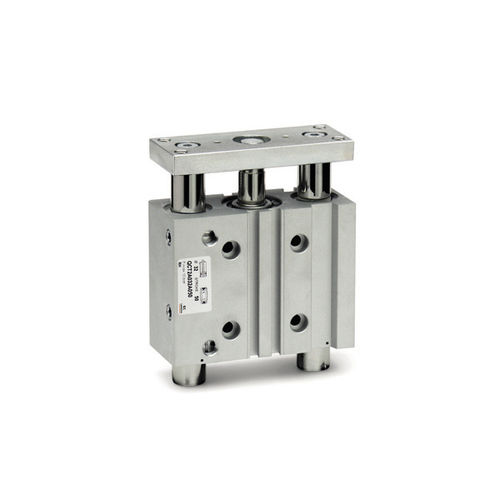Cilindro con guida integrata - QCT, QCB series - CAMOZZI AUTOMATION - pneumatico / a pistone magnetico / a doppio effetto