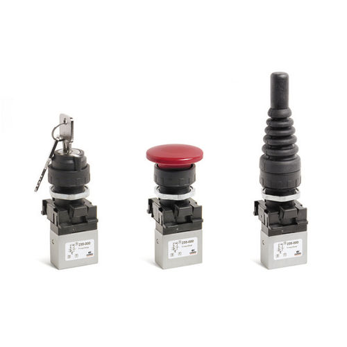 Distributore pneumatico a valvola - 2 series - CAMOZZI AUTOMATION - con azionamento manuale / a 3/2 vie / a 5/2 vie