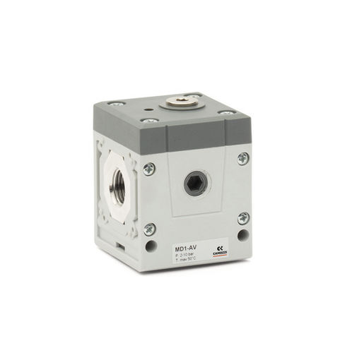 Valvola di avviamento progressivo - MD series - CAMOZZI AUTOMATION - a otturatore / per aria compressa / modulare
