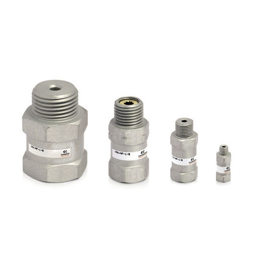 Valvola di ritegno a sfera - VNV series - CAMOZZI AUTOMATION - maschio-femmina / di arresto / in alluminio