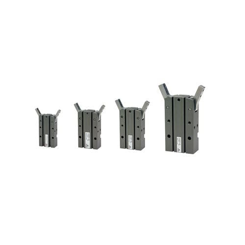 Pinza di presa pneumatica - CGSY series - CAMOZZI AUTOMATION - radiale 180° / a 2 griffe / per sistema di manipolazione