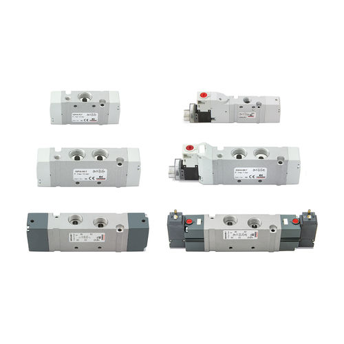 Elettrovalvola a comando assistito - D series - CAMOZZI AUTOMATION - a 2/3 vie / NC / NO
