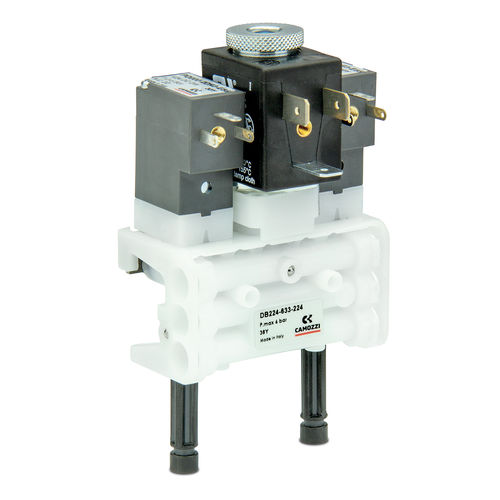 Manifold multicanale - DB series - CAMOZZI AUTOMATION - in plastica / per elettovalvola / per applicazione idraulica