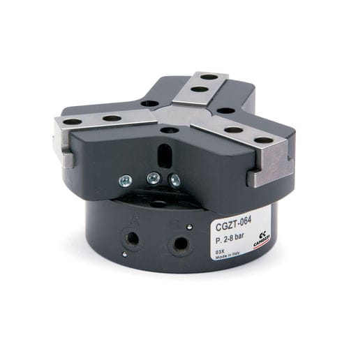 Pinza di presa pneumatica - CGZT series - CAMOZZI AUTOMATION - concentrica / a 3 griffe / per movimentazione