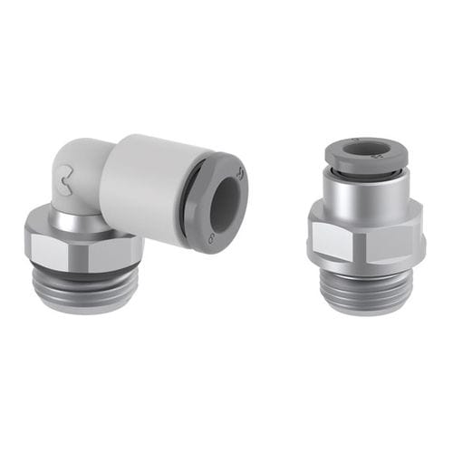 Raccordo push-in - GRIPfit® - CAMOZZI AUTOMATION - per aria compressa / per vuoto / a T