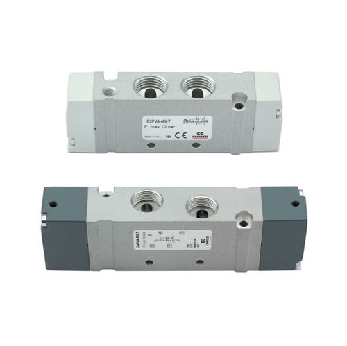 Blocco valvola pneumatico - D VA - CAMOZZI AUTOMATION - a cassetto / a 5/2 vie / a 3/2 vie