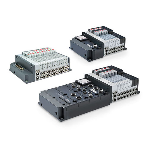 Blocco valvola pneumatico - D1 - CAMOZZI AUTOMATION - a cassetto / a 3/2 vie / 2/2