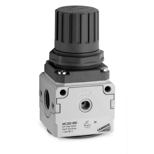Regolatore di pressione a membrana - MC series - CAMOZZI AUTOMATION - monostadio / in ottone / in tecnopolimero