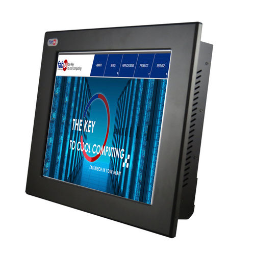 Panel PC TFT LCD - FP8153T - FabiaTech - con retroilluminazione a LED / touch screen / 15"