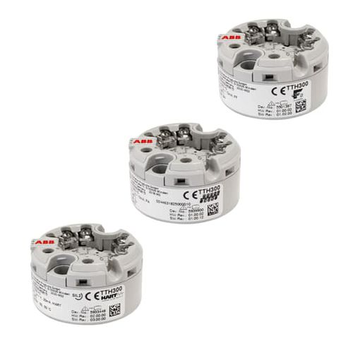 Trasmettitore di temperatura su testa di sonda - TTH300 - ABB Measurement & Analytics - RTD / con termocoppia / 3 cavi