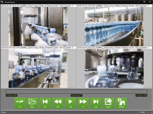 Software di supervisione - StreamTouch - EHD imaging - di macchina / automatizzato / Windows