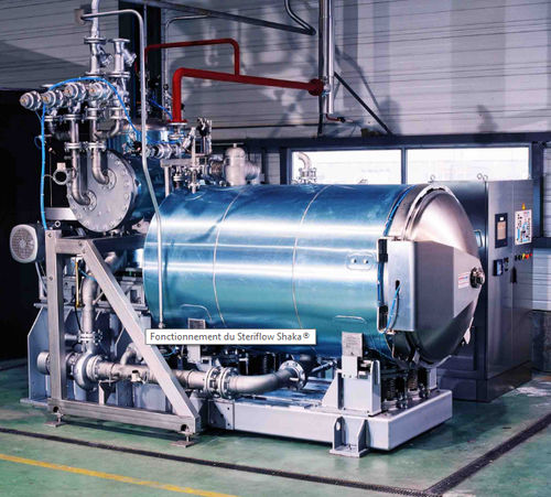 Sterilizzatore di processo - SHAKA - Steriflow - ad acqua surriscaldata / per l'industria agroalimentare