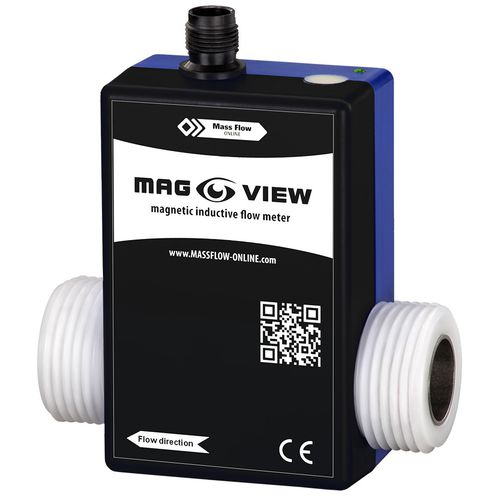 Misuratore di portata magnetico - MVM-020-QA - Mass Flow ONLINE BV - volumetrico / per liquidi / DN8 - 1/4"