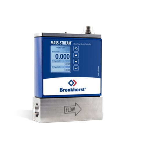 Misuratore di portata termico - MS-108 - Mass Flow ONLINE BV - massico / per gas / in linea